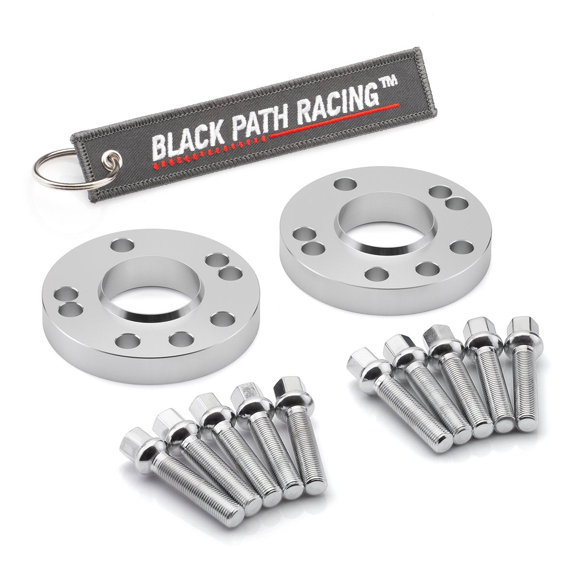 1984-1992 BMW E30 318 4x100 57.1 M12 Studs Hubcentric Wheelcentric Wheel Spacers Set of 2-Wheel Spacer-Blackpathinc