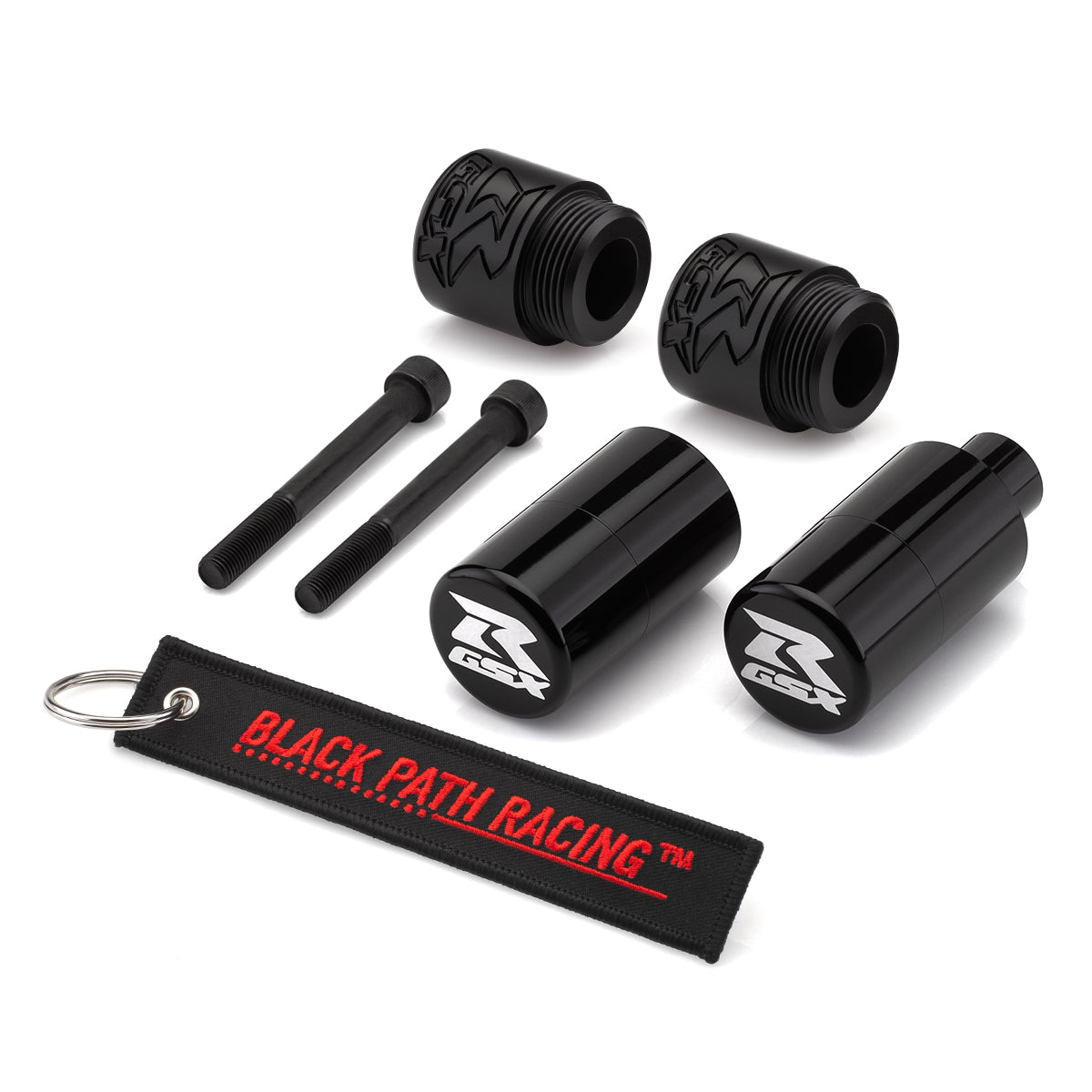 2004-2005 Suzuki GSX-R 750 NO CUT Frame Sliders with Replaceable Tips