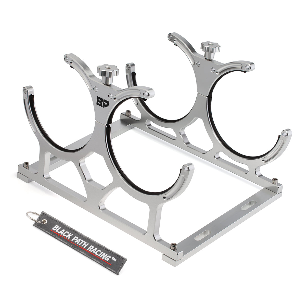 Universal Fitment Nitrous NOS Dual Bottle Mounting Bracket for 10-15lb Bottles