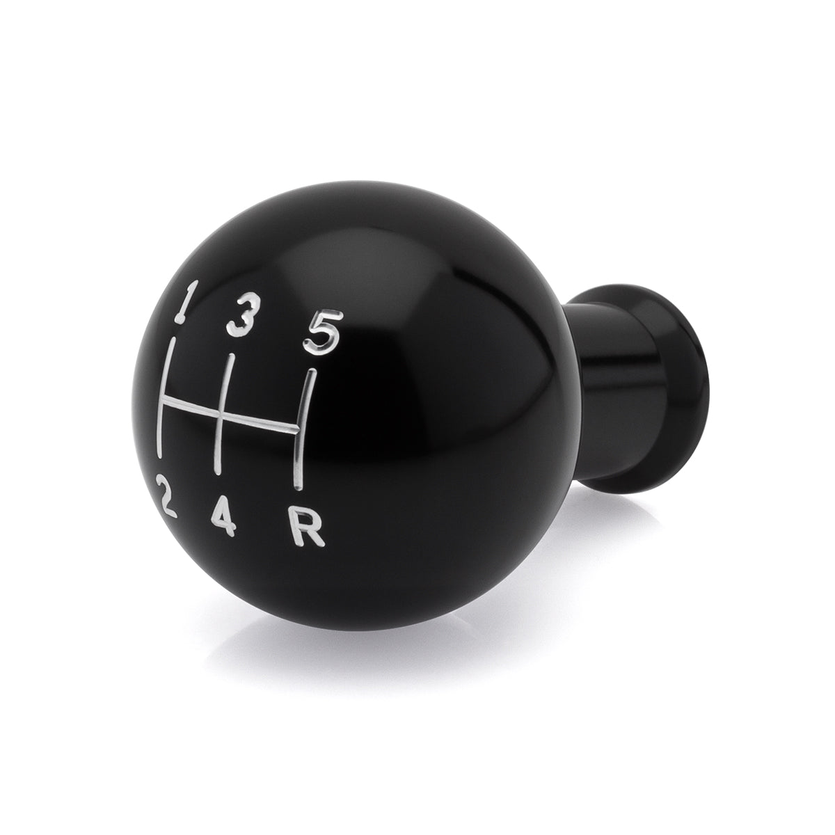 1979-2004 Ford Mustang Bullitt 5 Speed Weighted Round Shifter Knob-Shifter Knob-Blackpathinc
