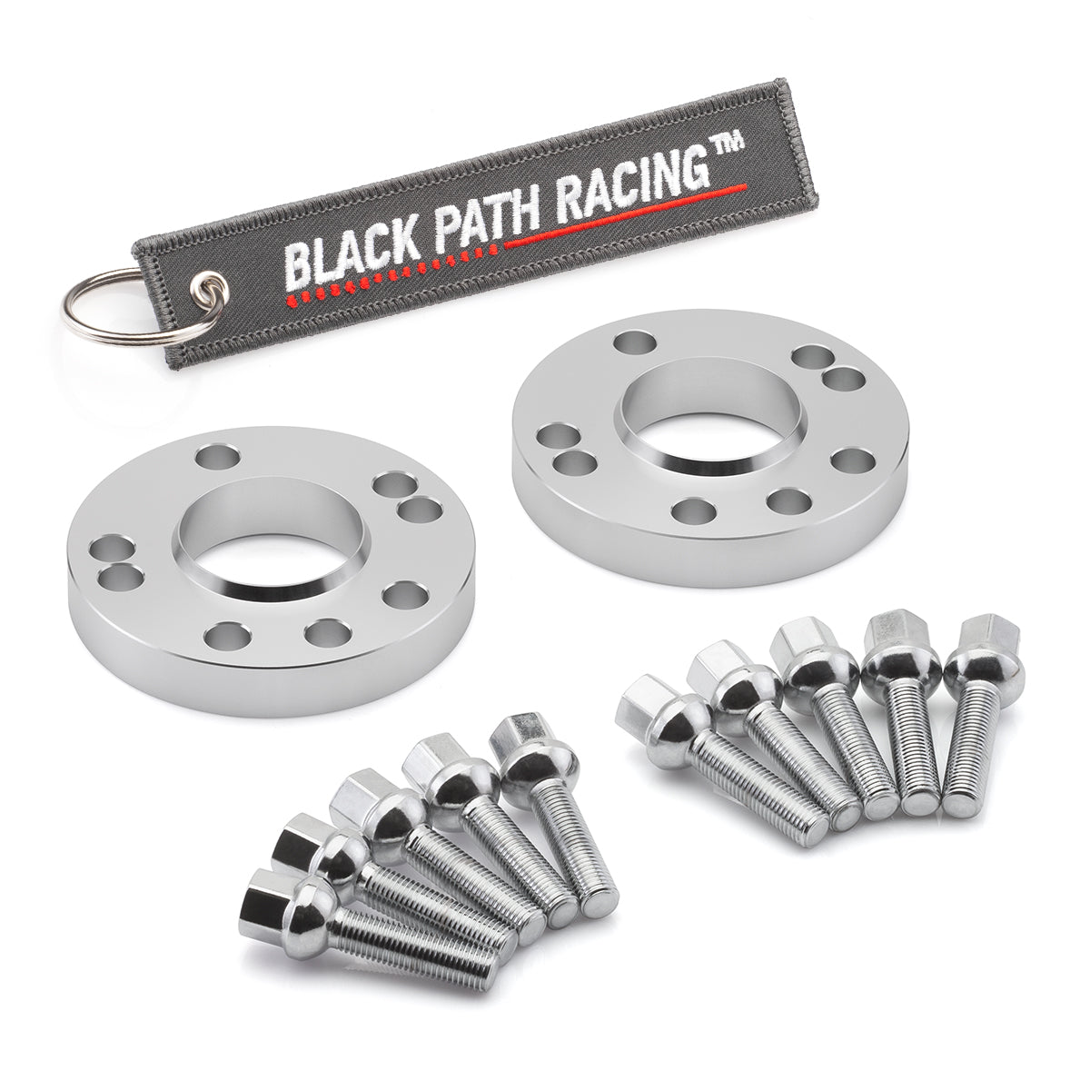 1998-2002 Volkswagen Cabrio 5x100 57.1 M14 Studs Hubcentric Wheelcentric Wheel Spacers Set of 2-Wheel Spacer-Blackpathinc