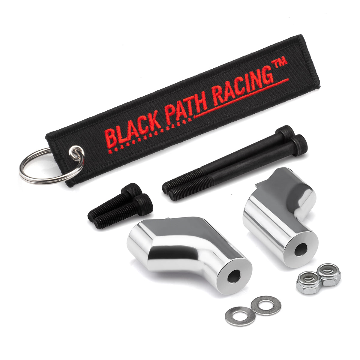 2006-2015 Yamaha Roadliner XV1900 Silver Handlebar Risers
