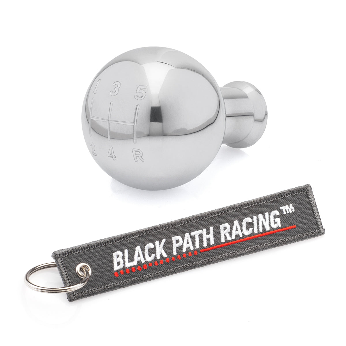 1979-2004 Ford Mustang Bullitt 5 Speed Weighted Round Shifter Knob-Shifter Knob-Blackpathinc