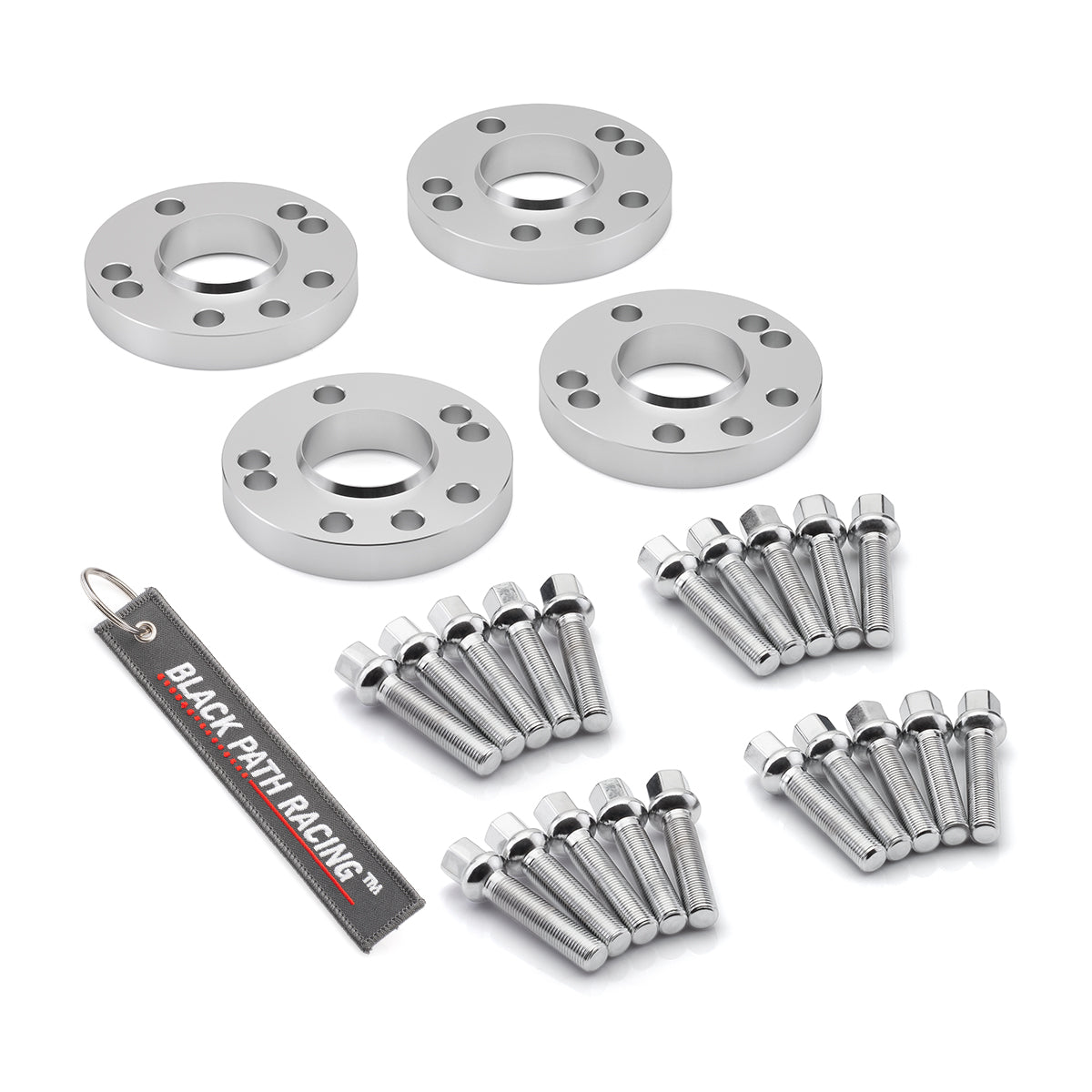 1985-1998 Volkswagen Golf 4x100 57.1 M12 Studs Hubcentric Wheelcentric Wheel Spacers Set of 4-Wheel Spacer-Blackpathinc