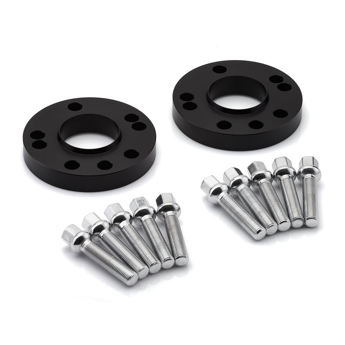 1990-1997 Volkswagen Passat 4x100 5x100 57.1 Hubcentric Wheel Spacers Extended Lug Nuts - Set of 2-Wheel Spacer-Blackpathinc
