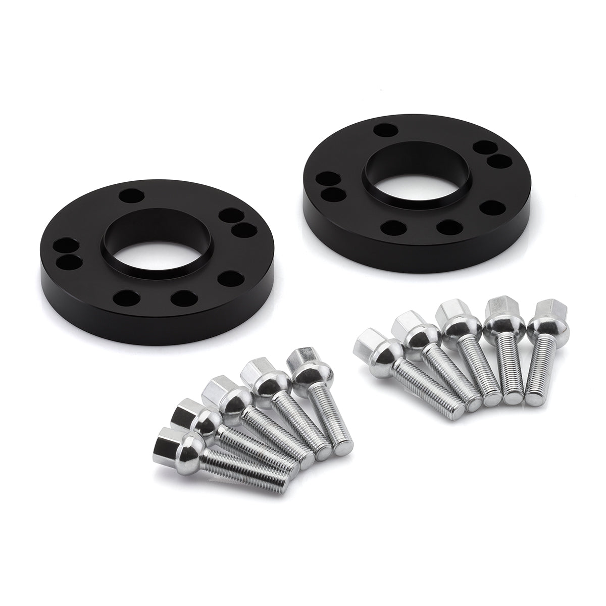 1999-2017 Volkswagen Golf 5x100 57.1 M14 Studs Hubcentric Wheelcentric Wheel Spacers Set of 2-Wheel Spacer-Blackpathinc